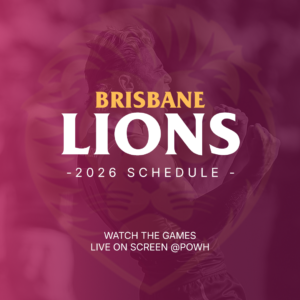 Brisbane Lions 2026 game schedules