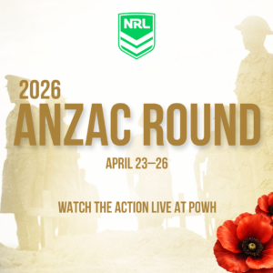 NRL ANZAC Round 2026 Schedule