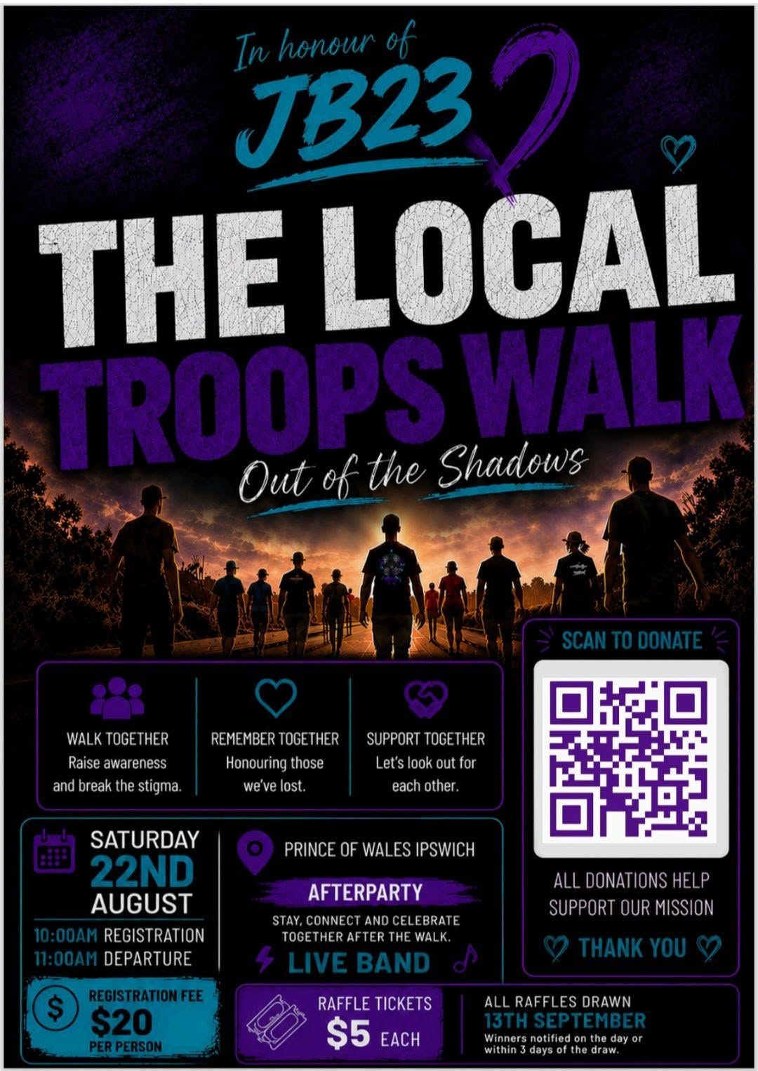 The Local Troops Walk Ipswich 2026 The Local Troops Walk Ipswich 2026